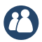 Symbol of two figures.